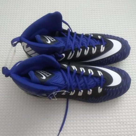 Nike Force Savage Cleats Size 15 Blue/Black/White main image 4